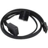 Silverstone Silverstone Slim SATA 2-en-1 Cable de datos + Adaptador de alimentación