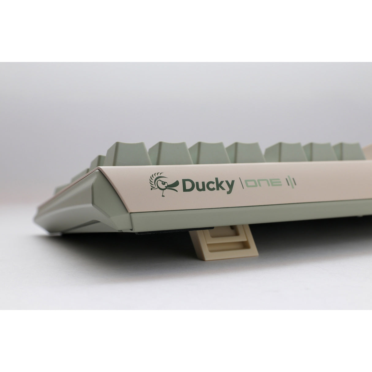 Ducky One 3 Matcha TKL, keyboard (cream green, US layout, Cherry MX Blue, PBT Double Shot, hot swap)