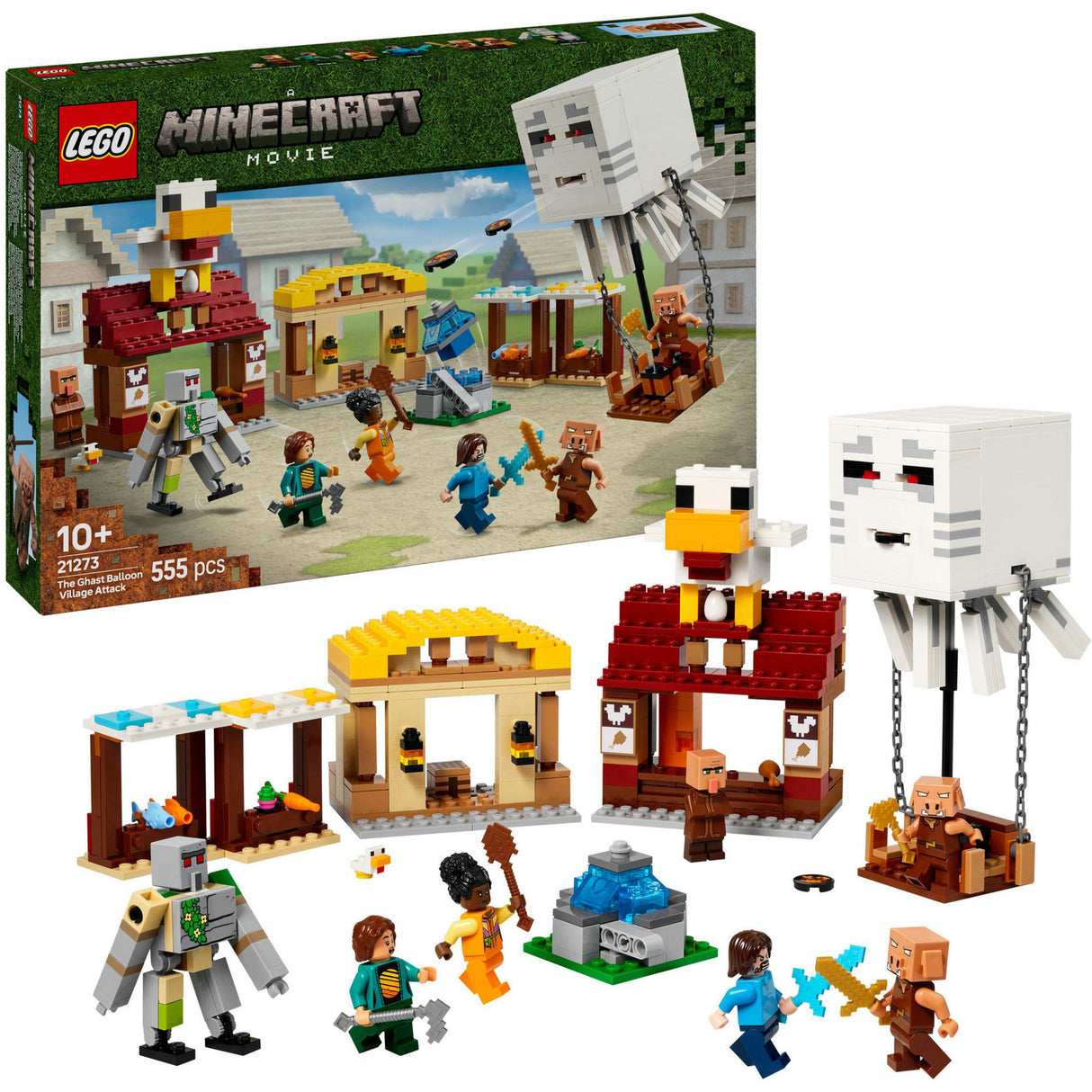 Lego Minecraft 21273 Atak balonem widma na wioskę
