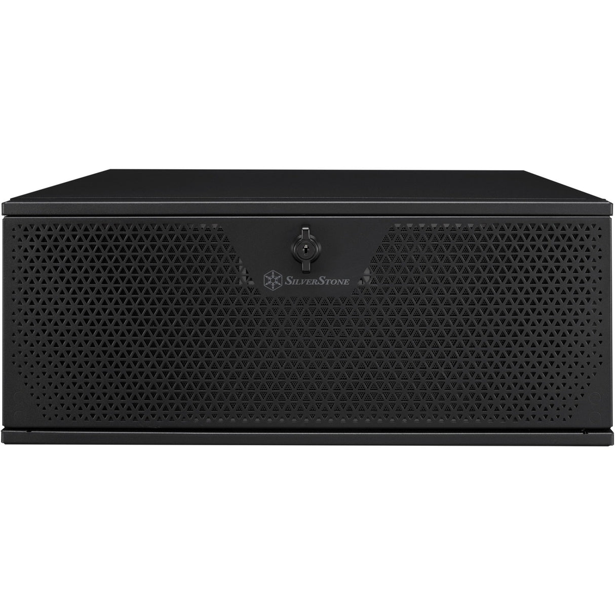 Silverstone rm44 rack behuizing (zwart | 4u | usb type-c | 2x 80mm casefan inbegrepen)