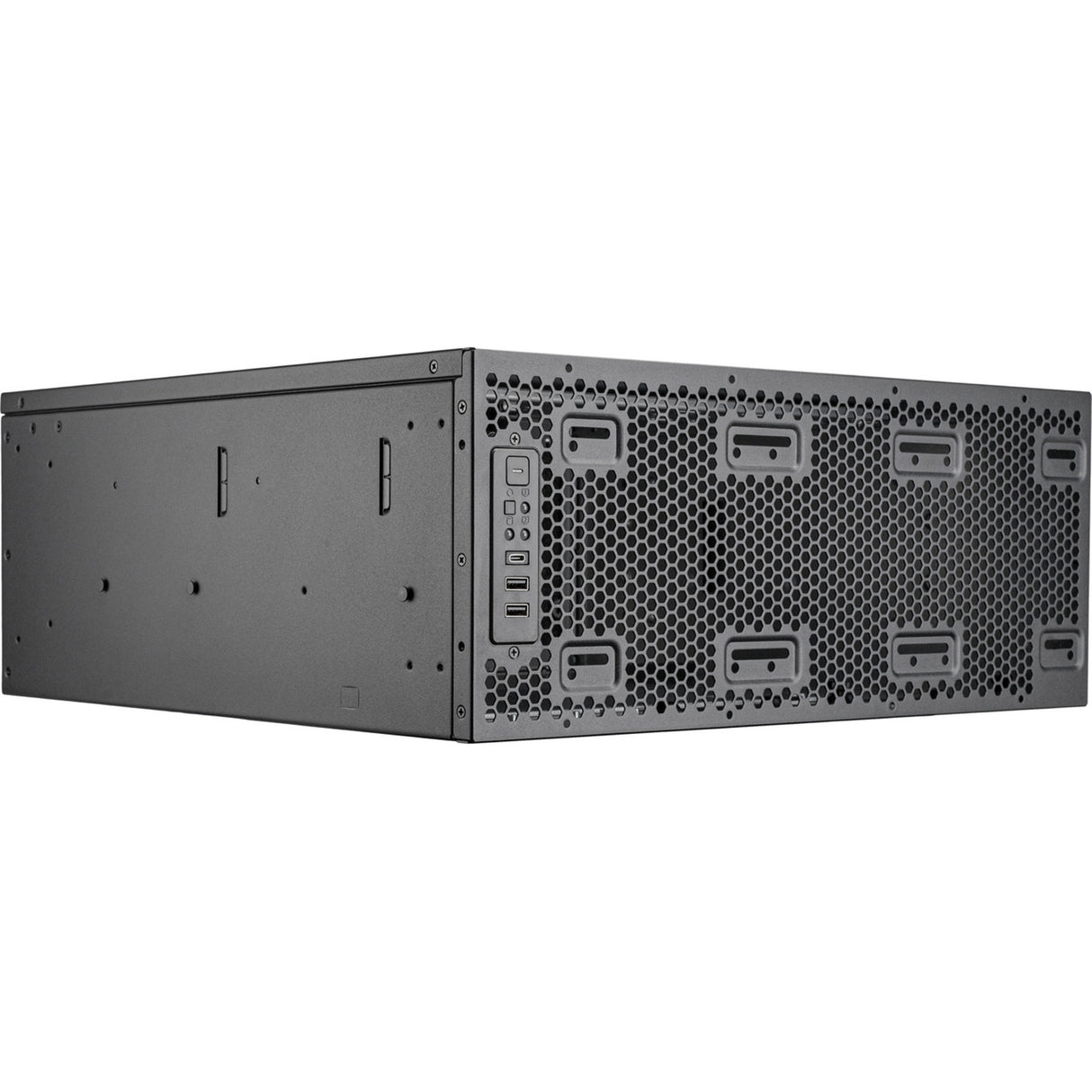 Silverstone rm4a rack behuizing (zwart | 4u | usb-c)