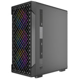 Antec VX320 ArGB Midi-Tower-Gehäuse (schwarz | 3x USB-A | gehärtetes Glas)