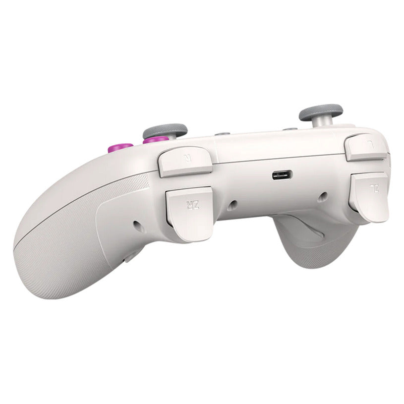Gamesir nova hd rumble ns controller (white, pc, steam, android, ios, switch, bluetooth 2.4 ghz usb)