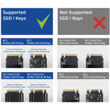 ACT Connectivity M.2 NVMe PCIe SSD Docking Station, USB-C 3.2 Gen2 (Black)