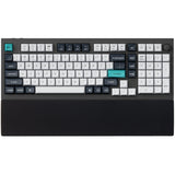 Keychron silicone palm rest for q12 q5 pro q5 max q5 he l3 wrist rest (black)
