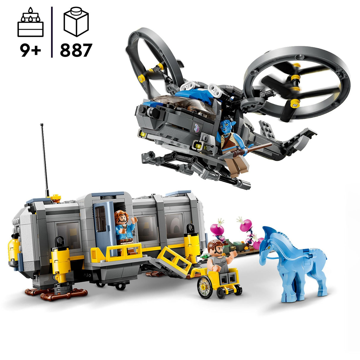 Lego Avatar - The Floating Mountains: Site 26 & RDA Samson Construction Toy (75573)