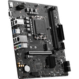 Msi Pro H610M-E DDR4 Socket 1700 Motherboard (black, GB-LAN, sound, µATX)