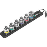 Wera Belt C 1 Zyklop socket set, 1/2" socket wrench (black, 7-piece, with holding function)
