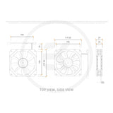 EKWB EK-Quantum Impulse 120 D-RGB Case Fan (white, 120 x 120 x 29 mm, PWM, RGB LED)