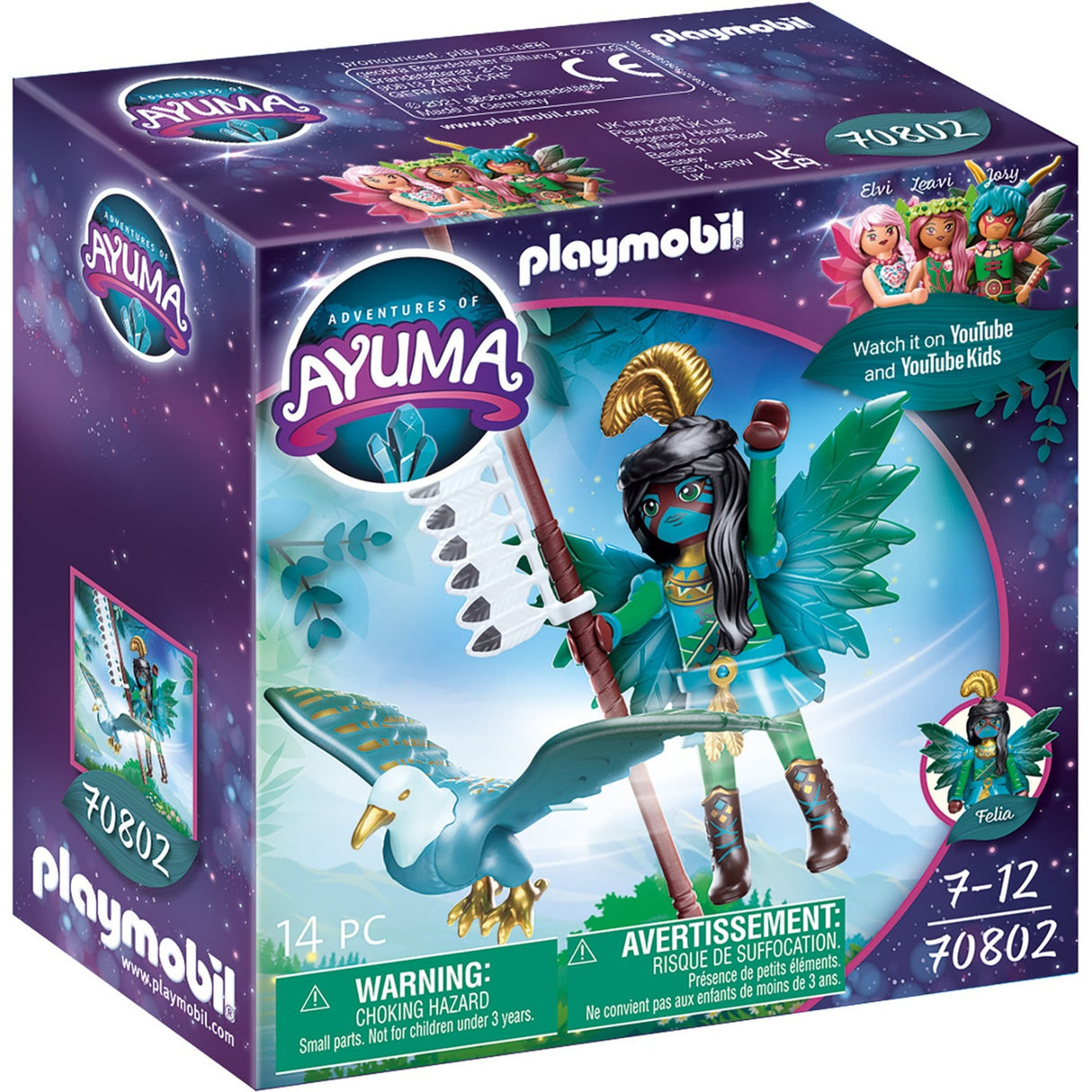 PlayMobile Ayuma Ritter Fee mat Totomen Dier