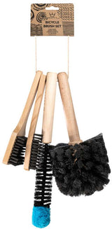 Peaty's bicycle brush set