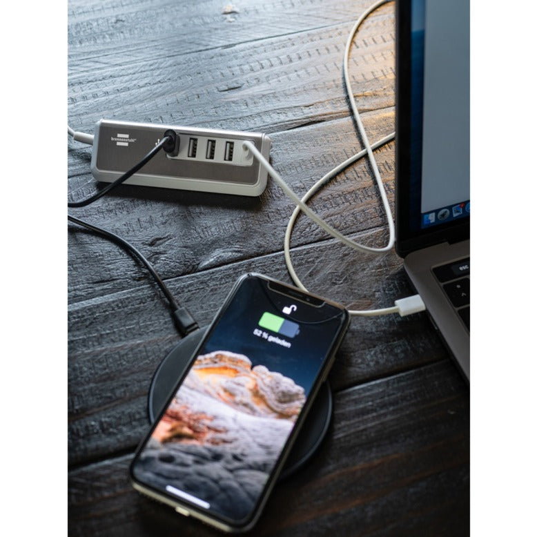 Brennenstuhl brennenstuhl®estilo USB multi-charger with 1.5m textile cable 4x USB charger + 1x USB C - 1508230