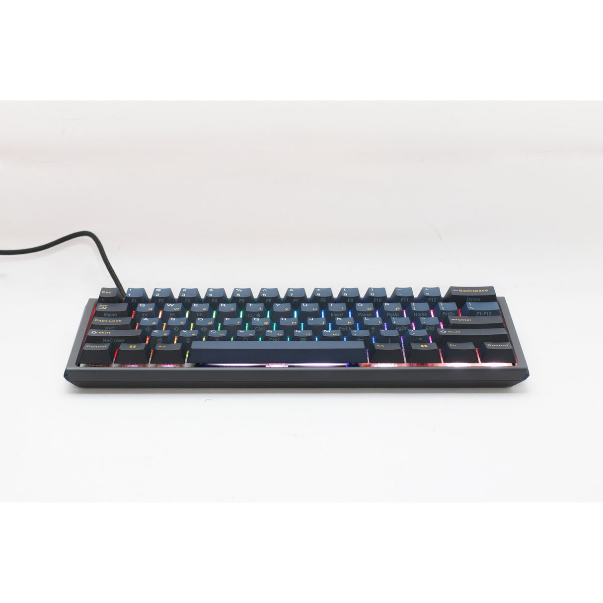 Ducky One 3 Pro Mini, gaming keyboard (black, US layout, Cherry MX2A Speed Silver, RGB LED, double-shot PBT, Quack Mechanics, 60%, hot-swap)