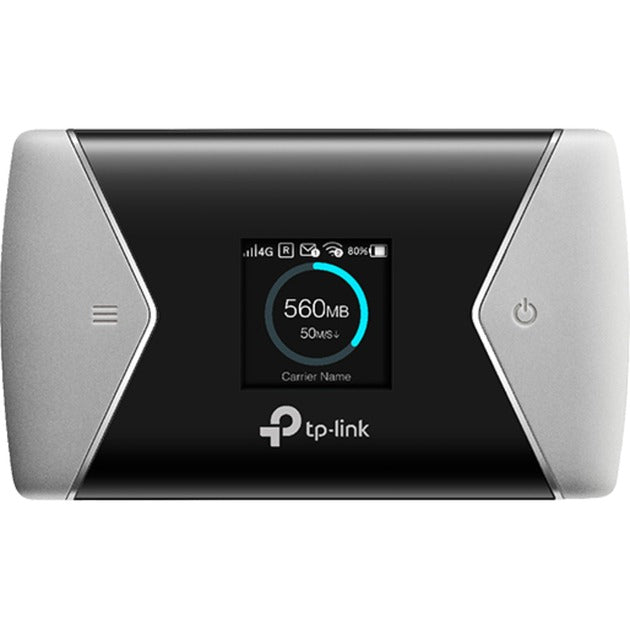 Tp-link 600mbps lte-advanced mobile wi-fi m7650 wlan lte router (black silver, micro-sim | mifi | with battery)