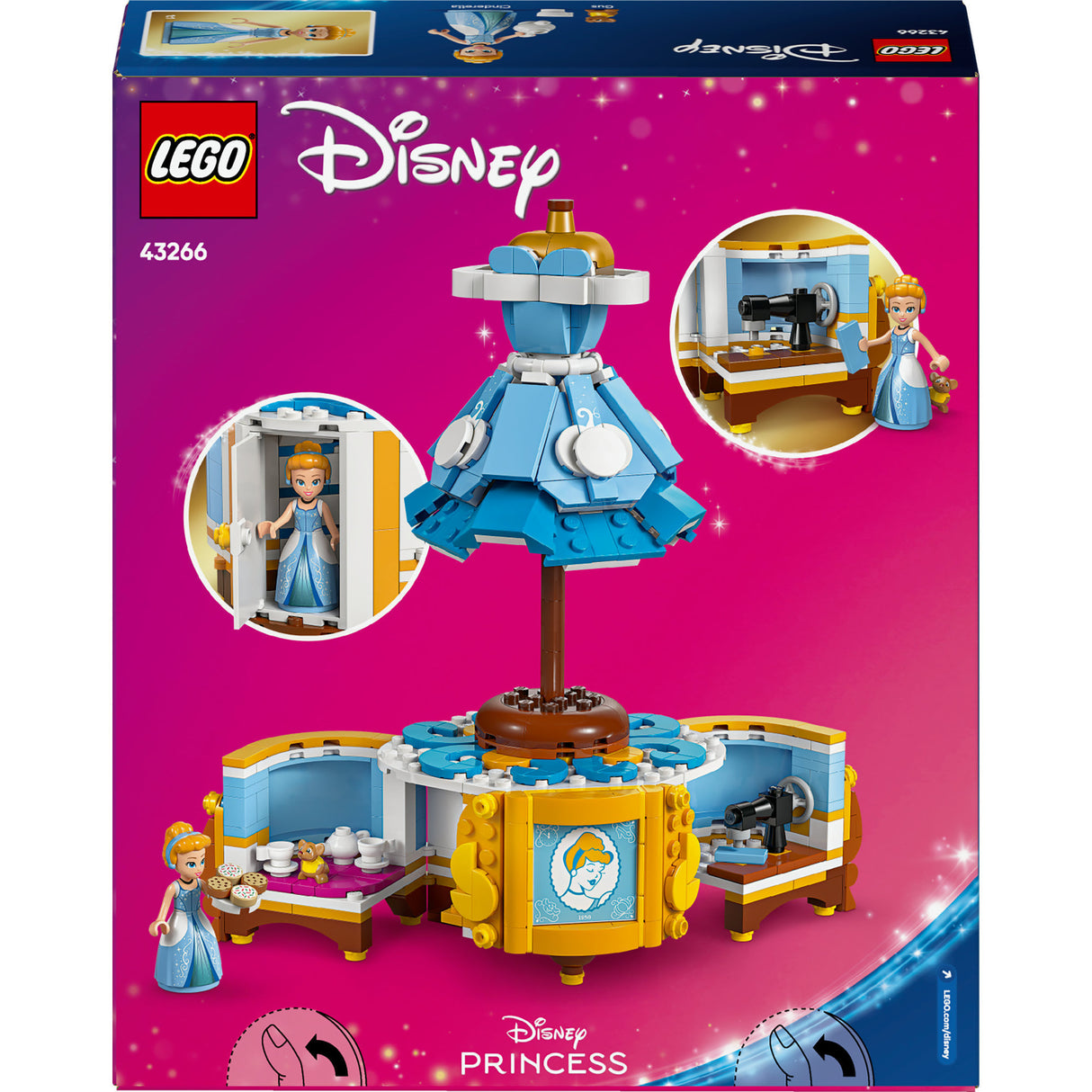 Lego disney prinsesse 43266 kjole til askepott
