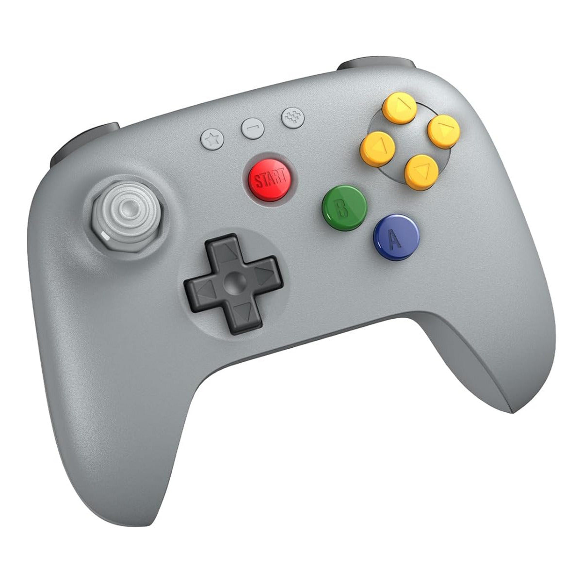 8bitdo 64 Bluetooth Controller (Grey, Bluetooth 5.0 USB, Switch, Switch 2, PC, Android)