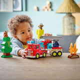 Lego Duplo 10473 hasičské auto s hadicou a hasičom