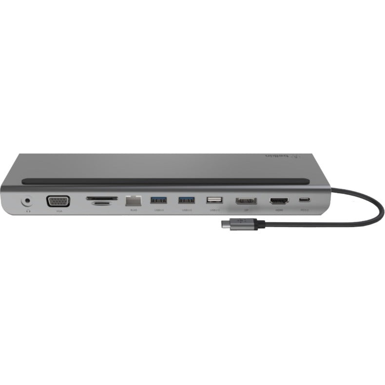 Belkin Connect 11-in-1 USB-C Hub Docking Station (Silver Black)