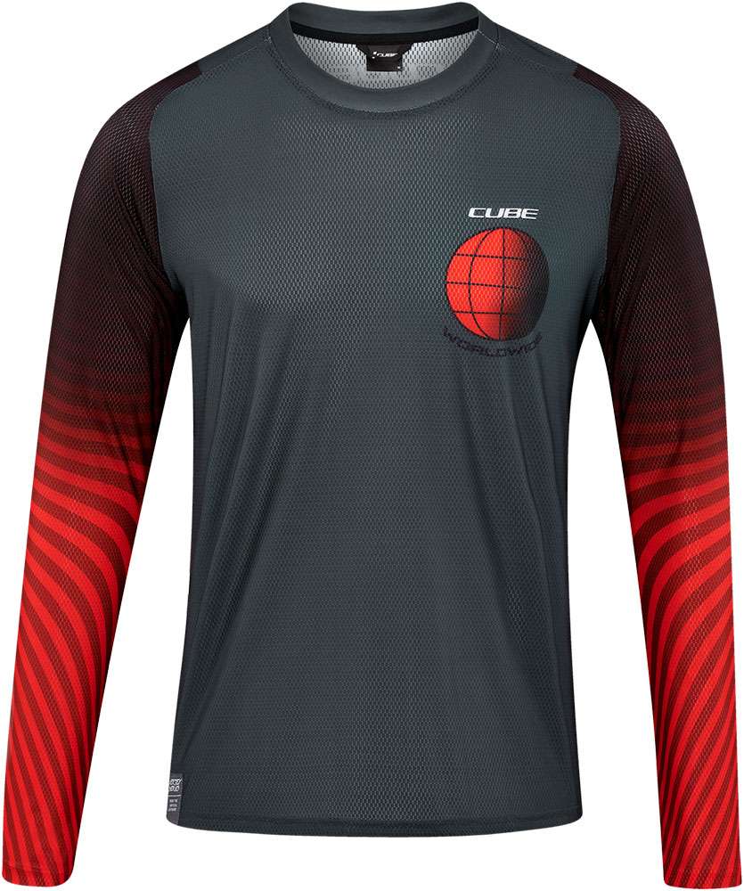 Cube vertex round neck - mtb long sleeve jersey