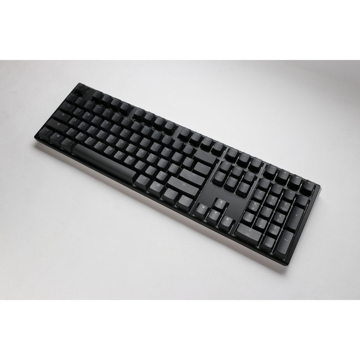 Ducky One 3 Classic, keyboard (black white, US layout, Cherry MX Speed Silver, RGB LED, double-shot PBT, hot-swappable, Quack Mechanics)