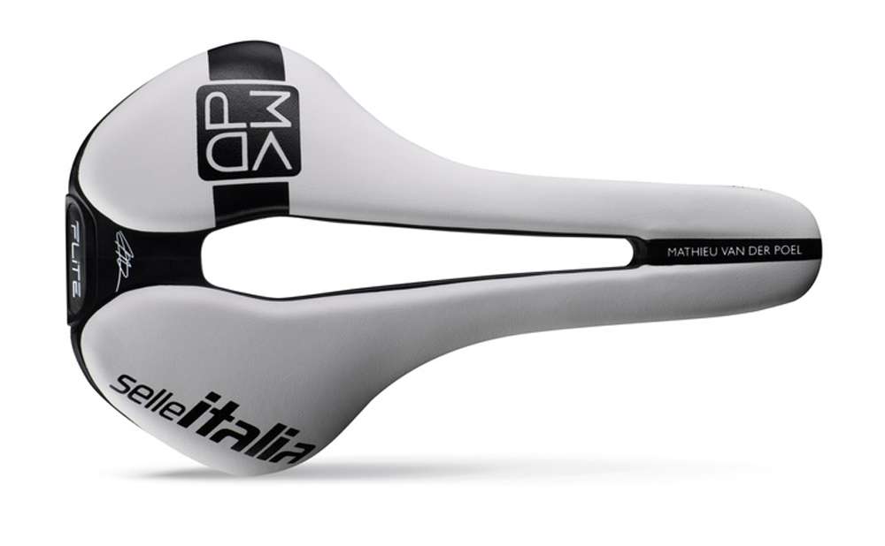 Selle italia flite boost kit carbon superflow saddle - mathieu van der poel edition