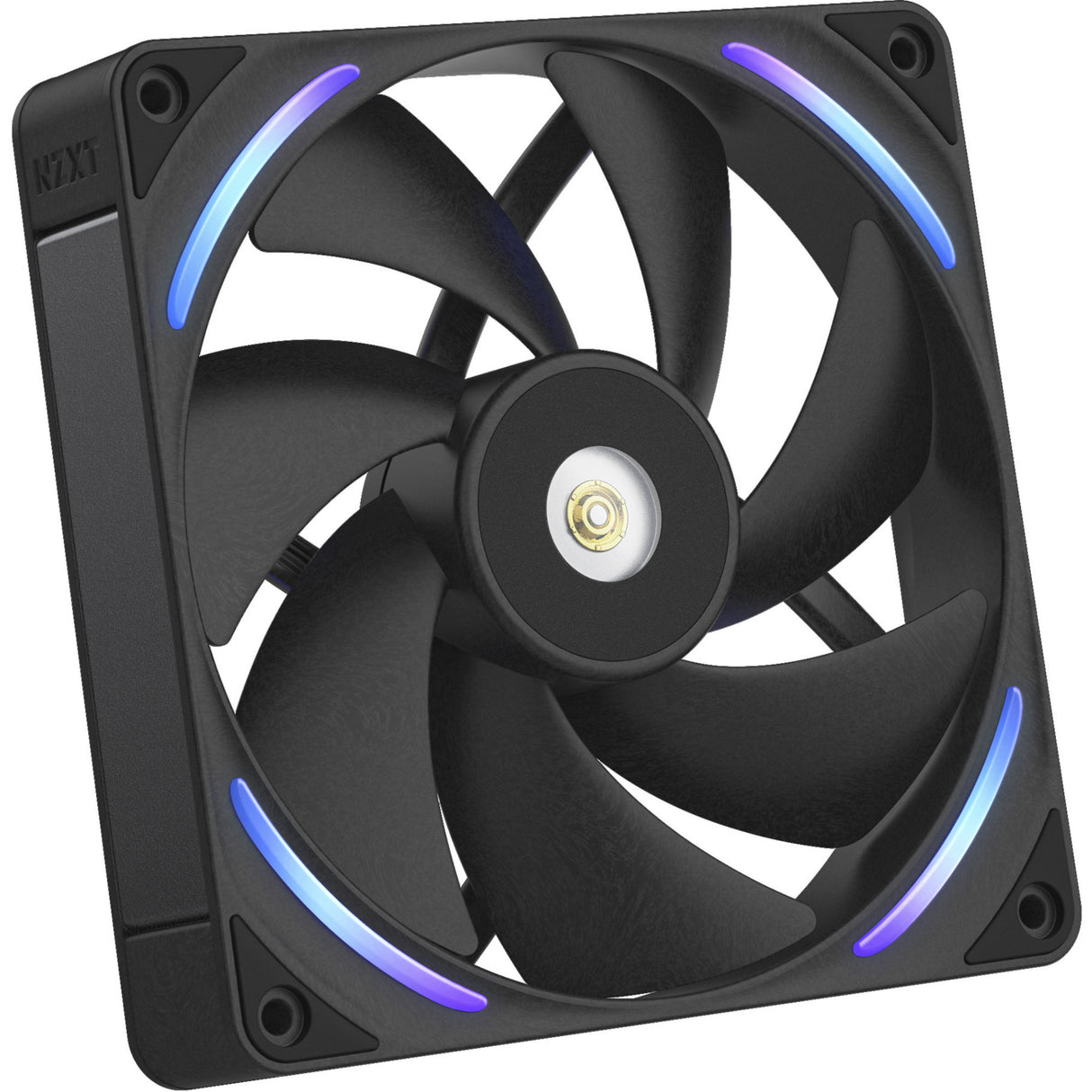 Nzxt f140x rgb case fan (zwart, 140 x 140 x 30 mm, pwm)
