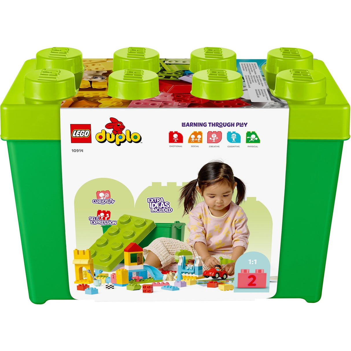 Bosca stórála só Lego Duplo 10914 le bloic thógála