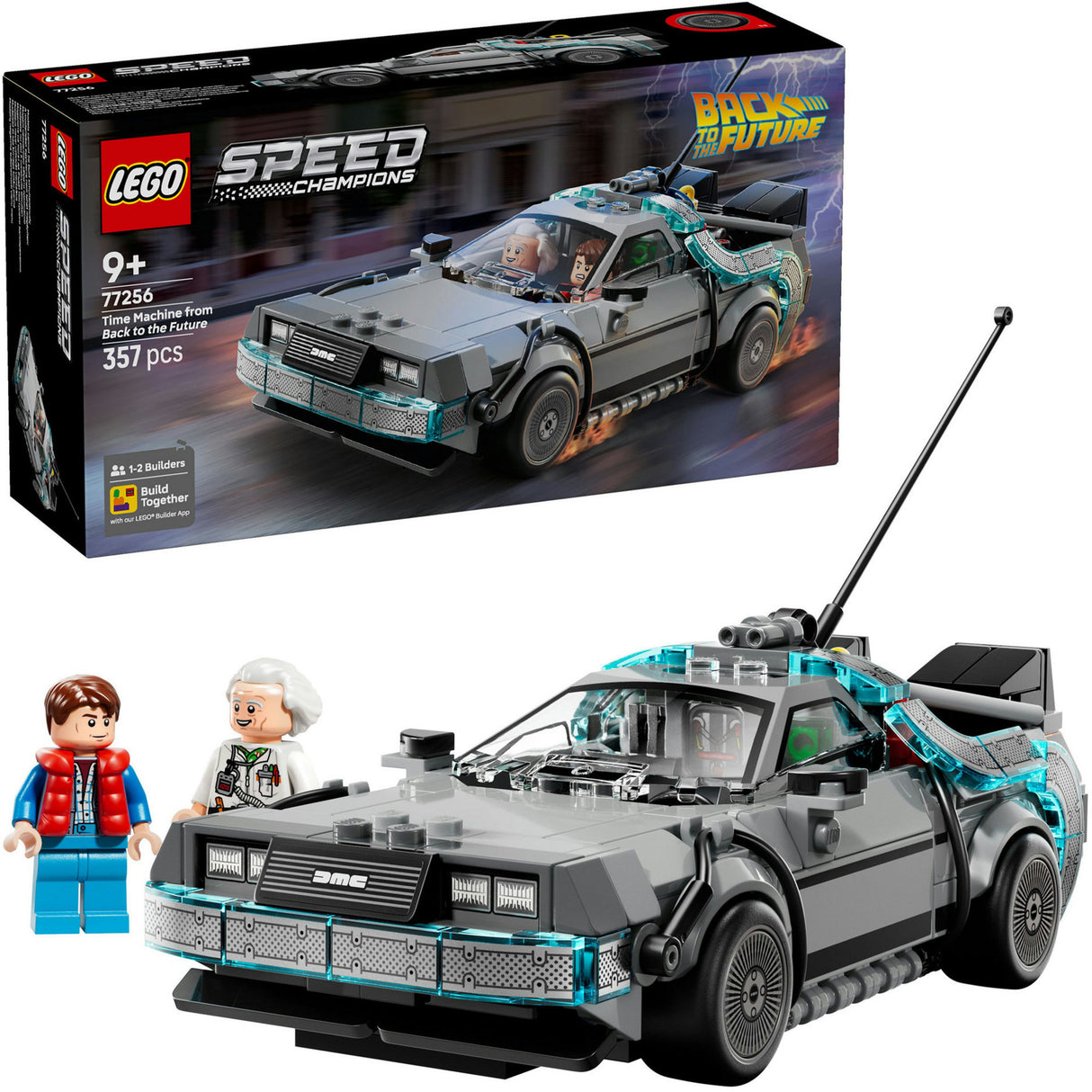 Lego Speed Champions 77256 -aikakone Back to the Futuresta
