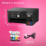 Epson EcoTank ET-2871 A4 Multifunction Wi-Fi Printer with Ink Tank All-in-One Inkjet Printer (Black, Scan, Copy, Wi-Fi, Includes up to 3 Years of Ink)