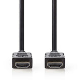 High-speed HDMI cable with Ethernet, 15 meters (black, 4k@30hz)