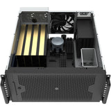 Silverstone rm53-502 rack behuizing (zwart)