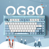 Teclado mecânico sem fio IQUNIX OG80 Wintertide