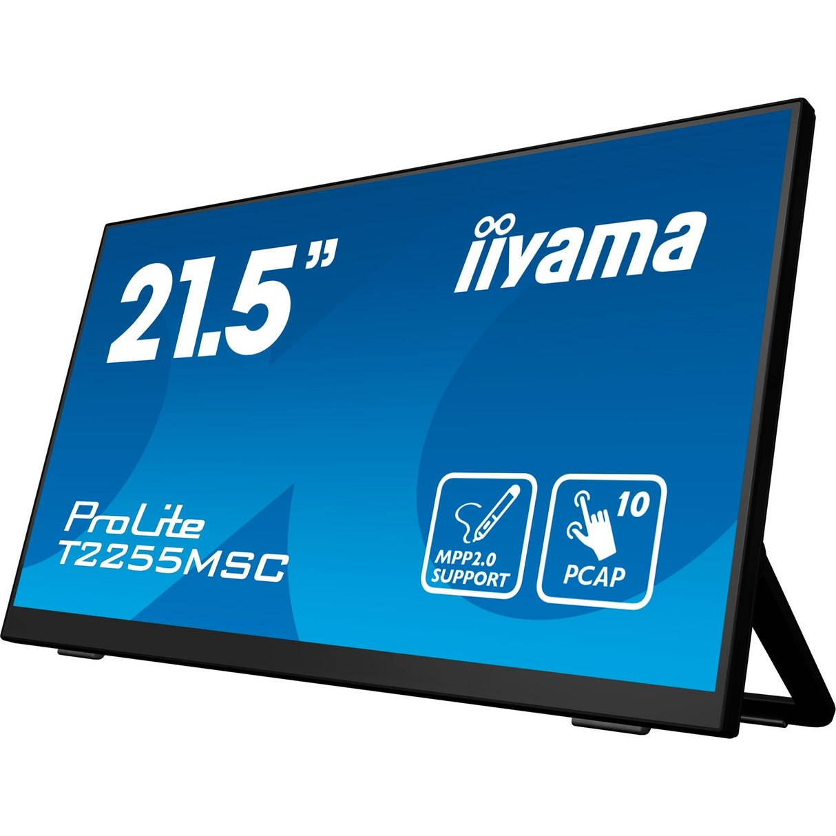 Iiyama Prolite T2255MSC-B1 21.5 monitor (black, HDMI, DisplayPort, 2x USB-A)