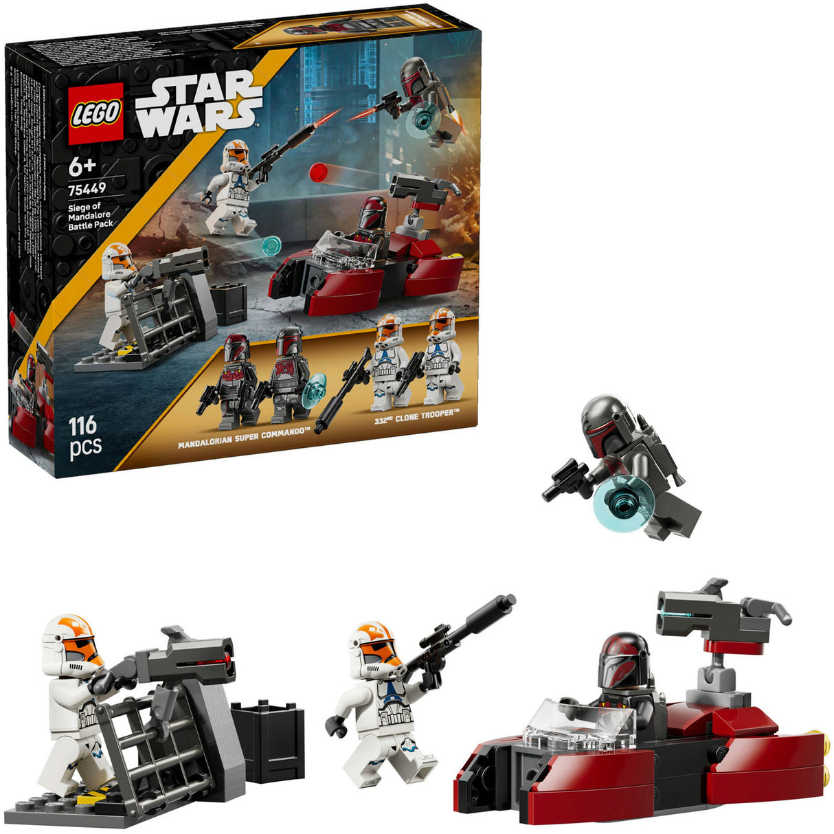 Lego Star Wars Tm 75449 Battle Pack L'Assedio Di Mandalore | 2 pezzi