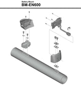 Shimano steps bm-en600 battery mount for down tube