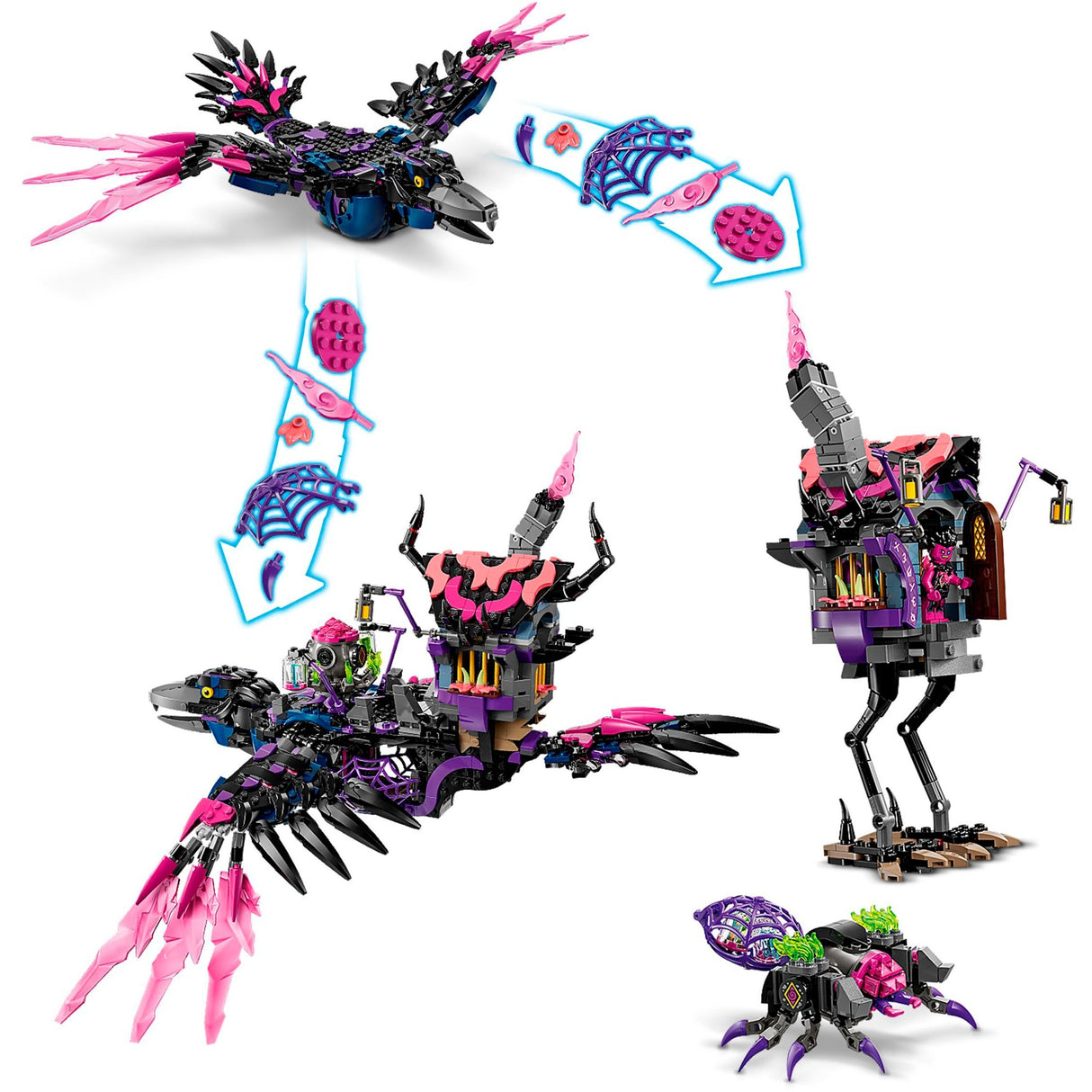 Lego Dreamzzzz 71478 půlnoční havran z nethers čarodějnice