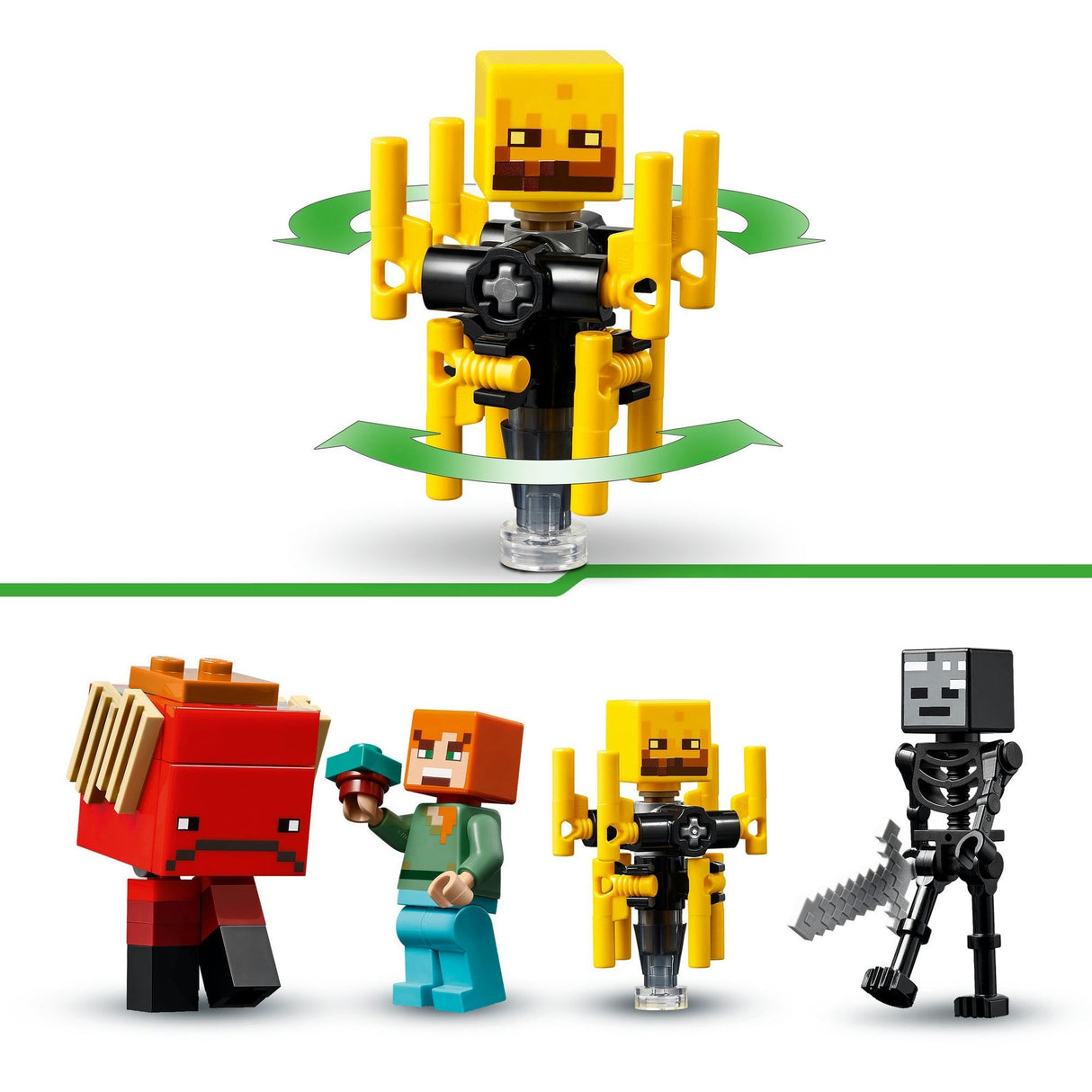 Lego minecraft 21266 the lava battle in the nether