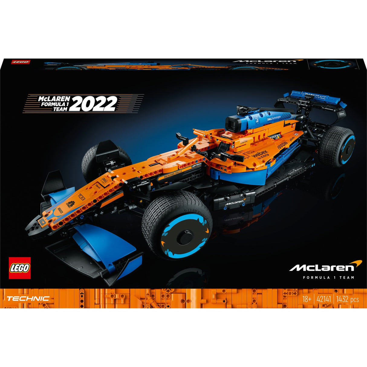Lego technic 42141 mclaren formulė 1 lenktyninis automobilis