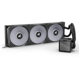 Sharkoon s100 argb vandkøling (sort, 4-benet pwm ventilatorstik)