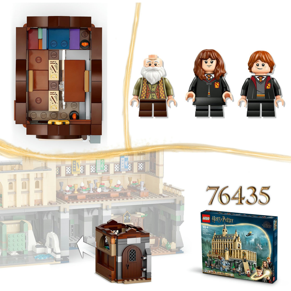 Lego 76442 harry potter hogwarts castle: spell lesson | 2 pcs