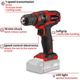Einhell Battery Drill Screw Machine TC-CD 18 35 li Solo