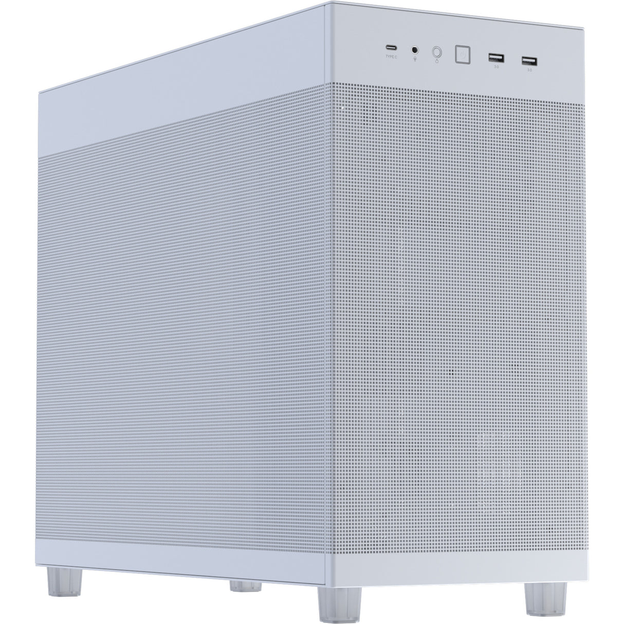 Asus Prime AP201 - MicroATX Case (White | 2x USB-A | 1x USB-C)