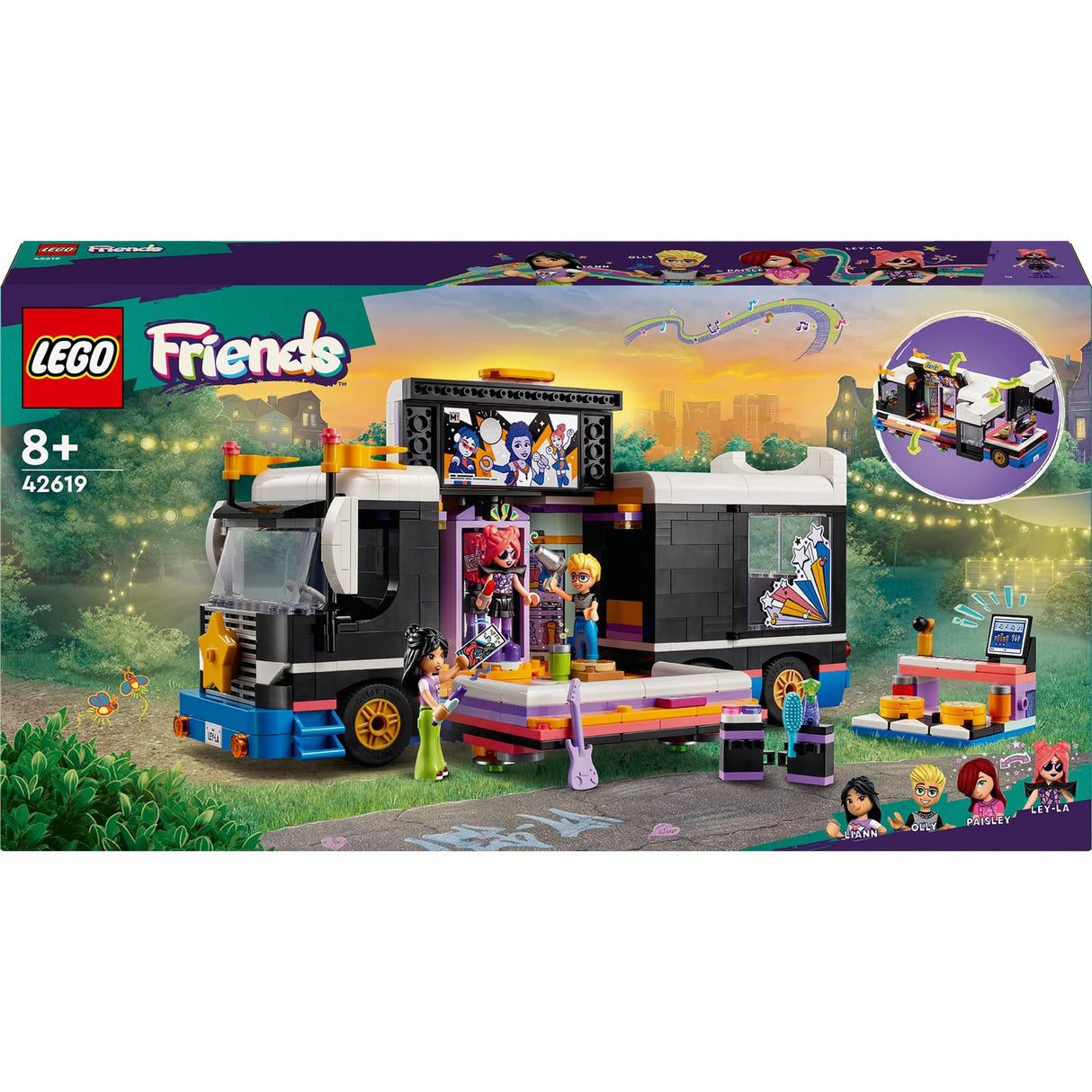 LEGO LEGO Friends 42619 Tourbus da Popster