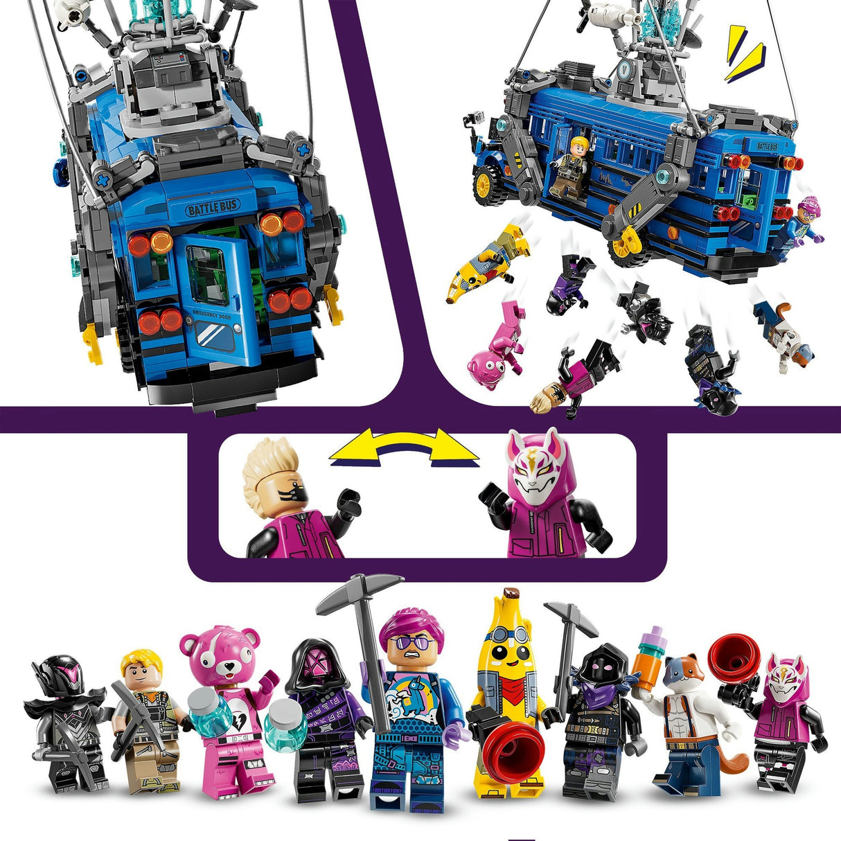 Lego fortnite 77073 bojový autobus