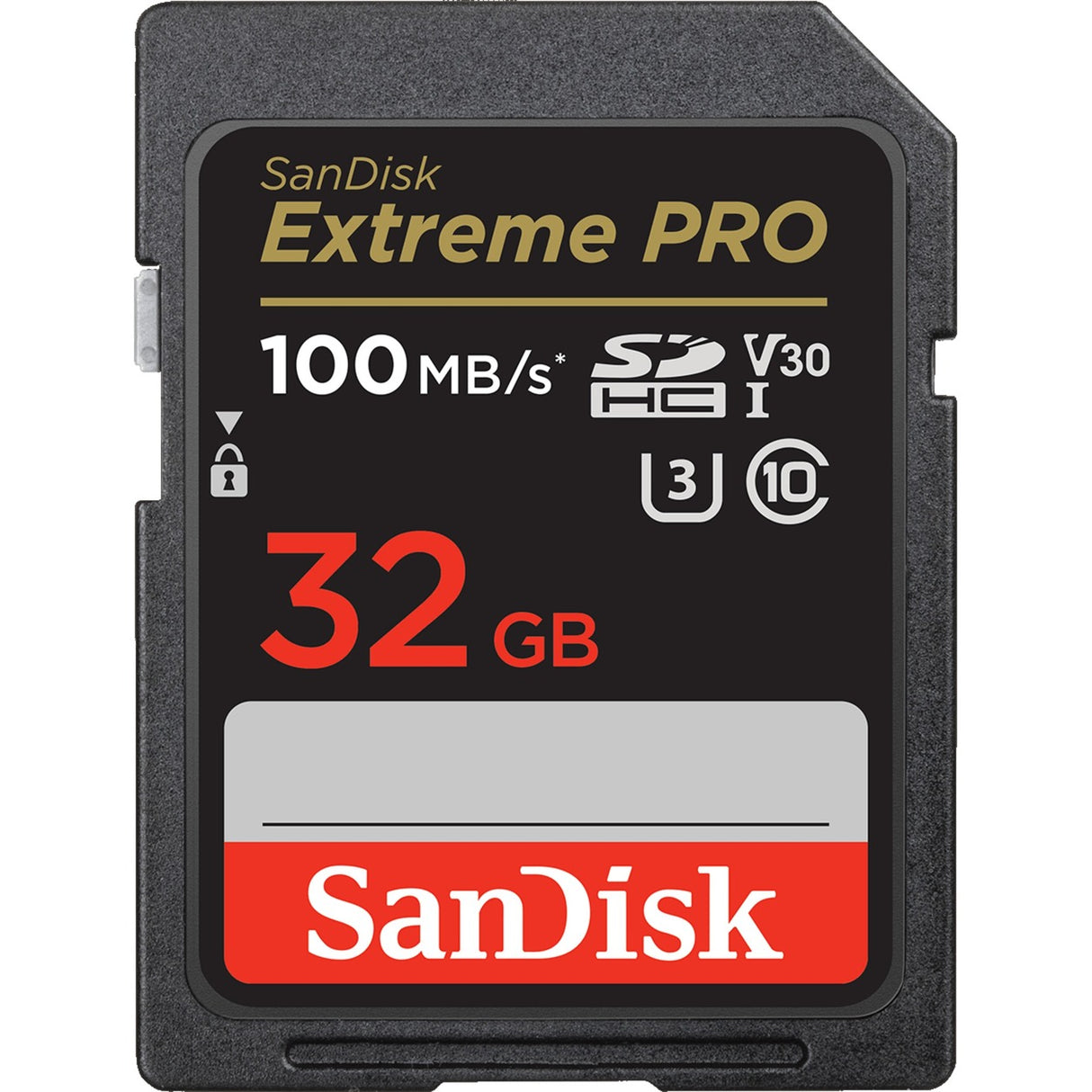 Sandisk Extreme Pro SDHC 32 GB Memory Card (Black, UHS-I, Class 10, U3, V30)