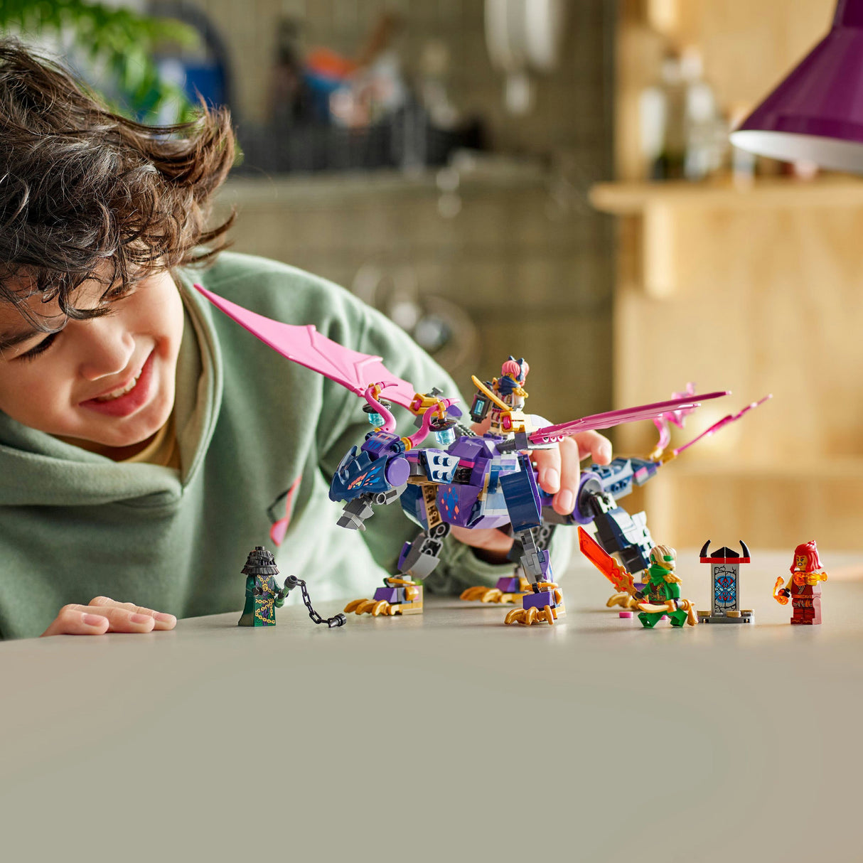 Lego 71842 ninjago rontu o mestre dragão