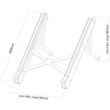 Neomunts vum Newstar NSLS010 flappbar Laptop Standard