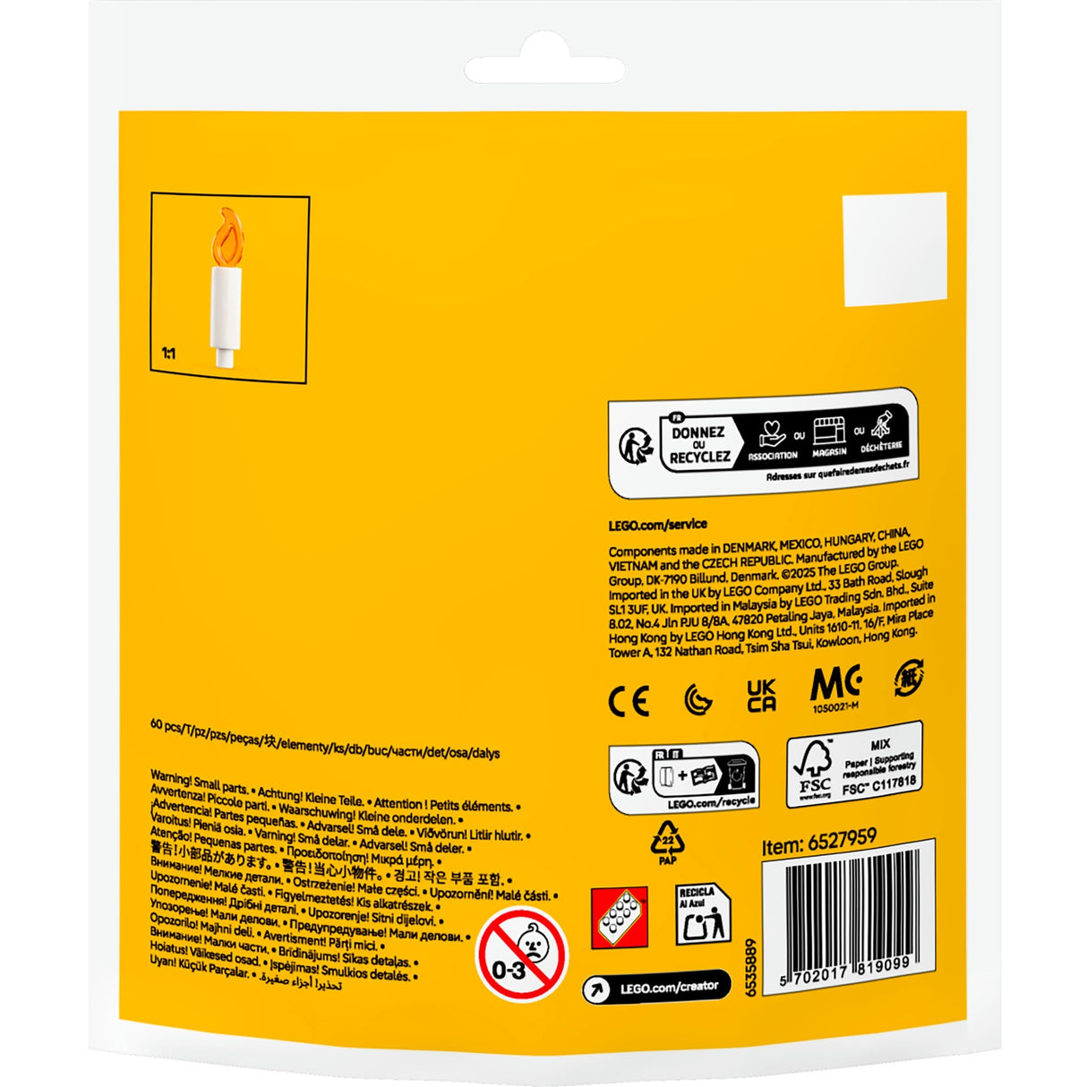 Lego 30689 Creator Bag Gebuertsdagsparty Déieren | 10 Stéck