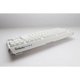 Ducky One 3 Classic Pure White TKL, keyboard (white, US layout, Cherry MX Speed Silver, RGB LED, double-shot PBT, hot-swappable, Quack Mechanics, 80%)