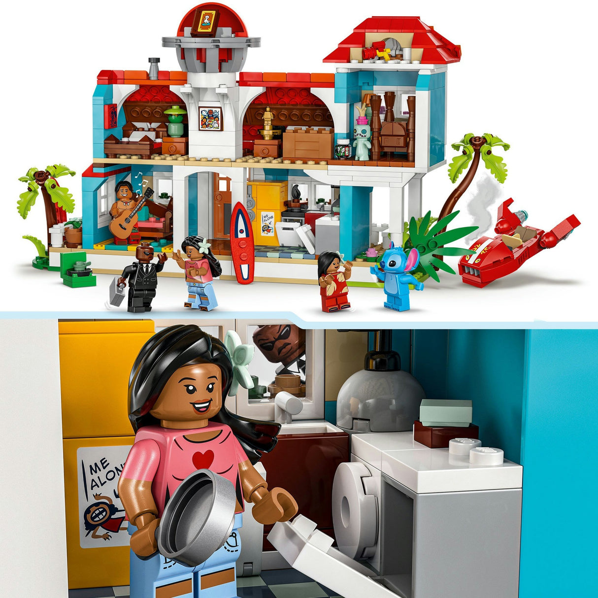 Lego disney 43268 lilo and stitch beach house